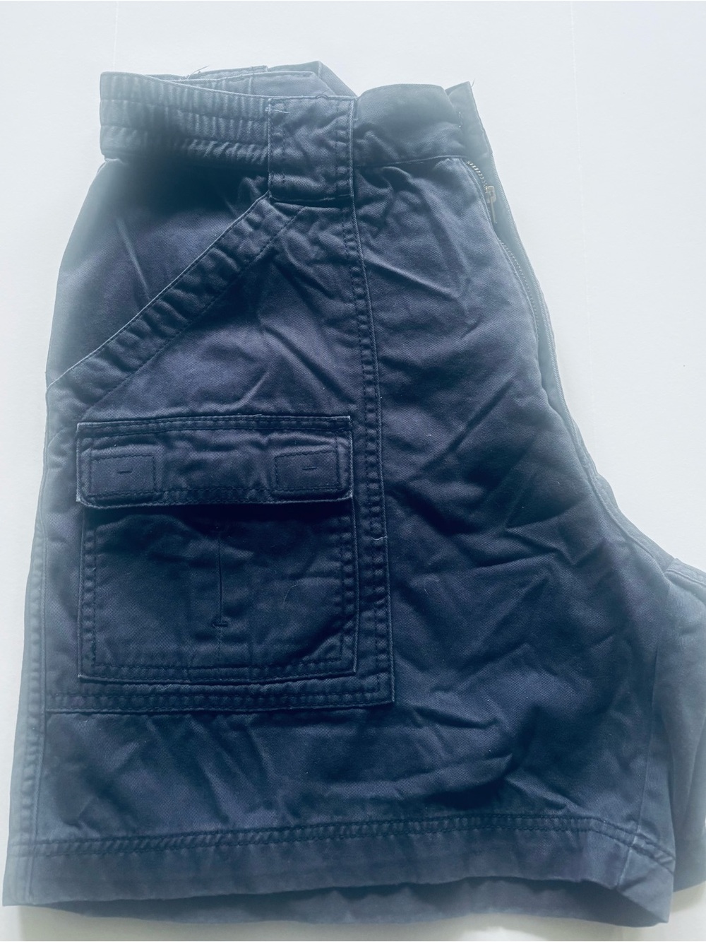 Men's Cargo Shorts — Navy Blue Utility Style